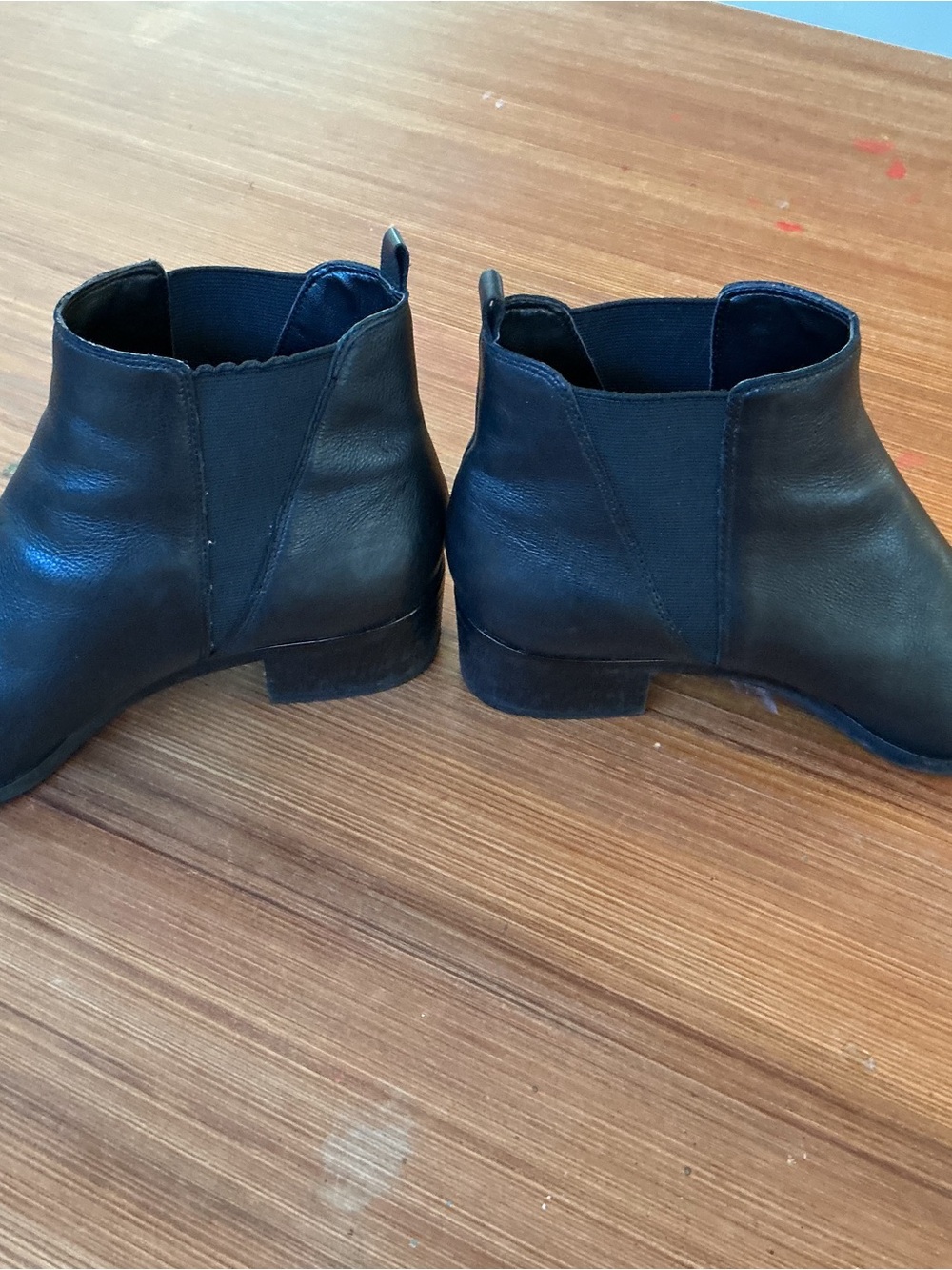 Marc Fisher Black Chelsea Ankle Boots